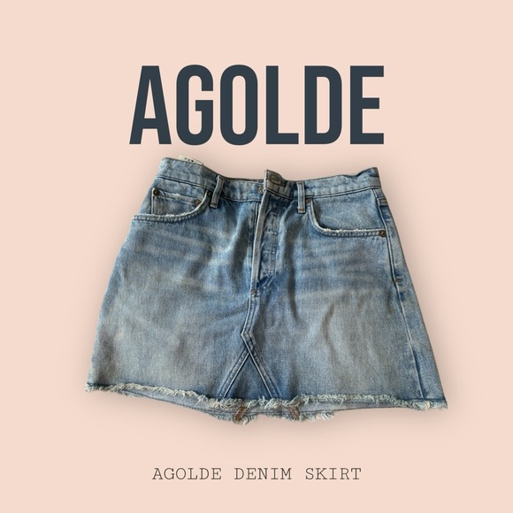 AGOLDE Denim Skirt - Picture 1 of 3